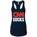 CNN Sucks Ladies Ideal Racerback Tank - Trumpshop.net