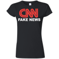 CNN Fake News Softstyle Ladies' T-Shirt - Trumpshop.net