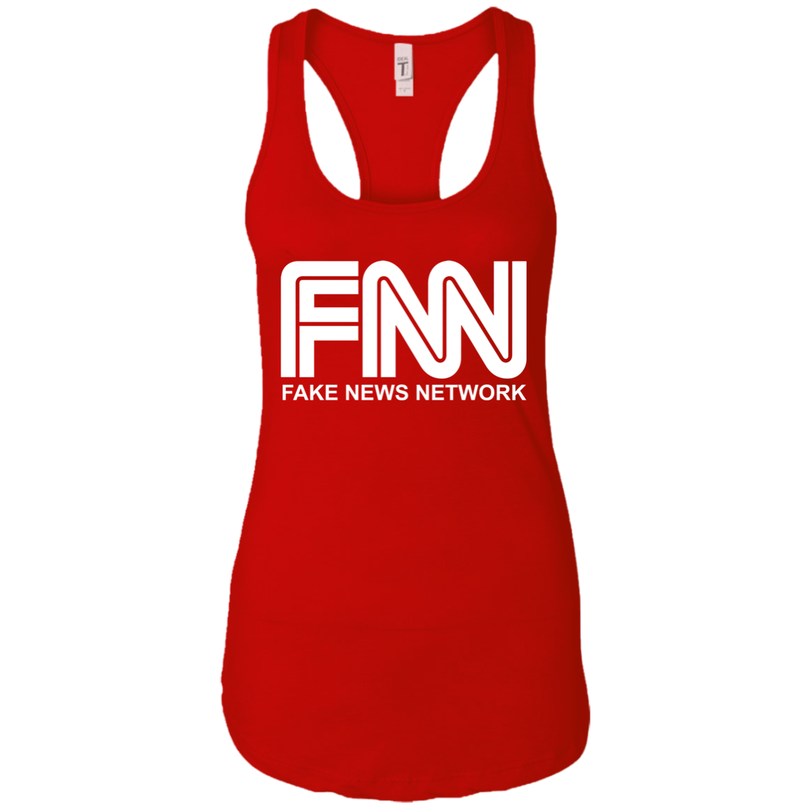 Fake News Network Ladies Ideal Racerback Tank - Trumpshop.net