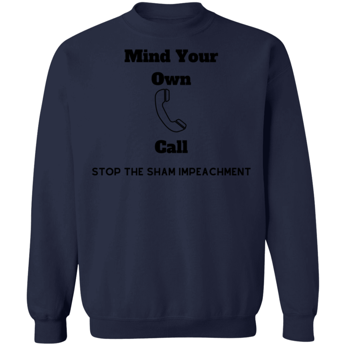 Stop Impeachment Crewneck Pullover Sweatshirt  8 oz. - Trumpshop.net