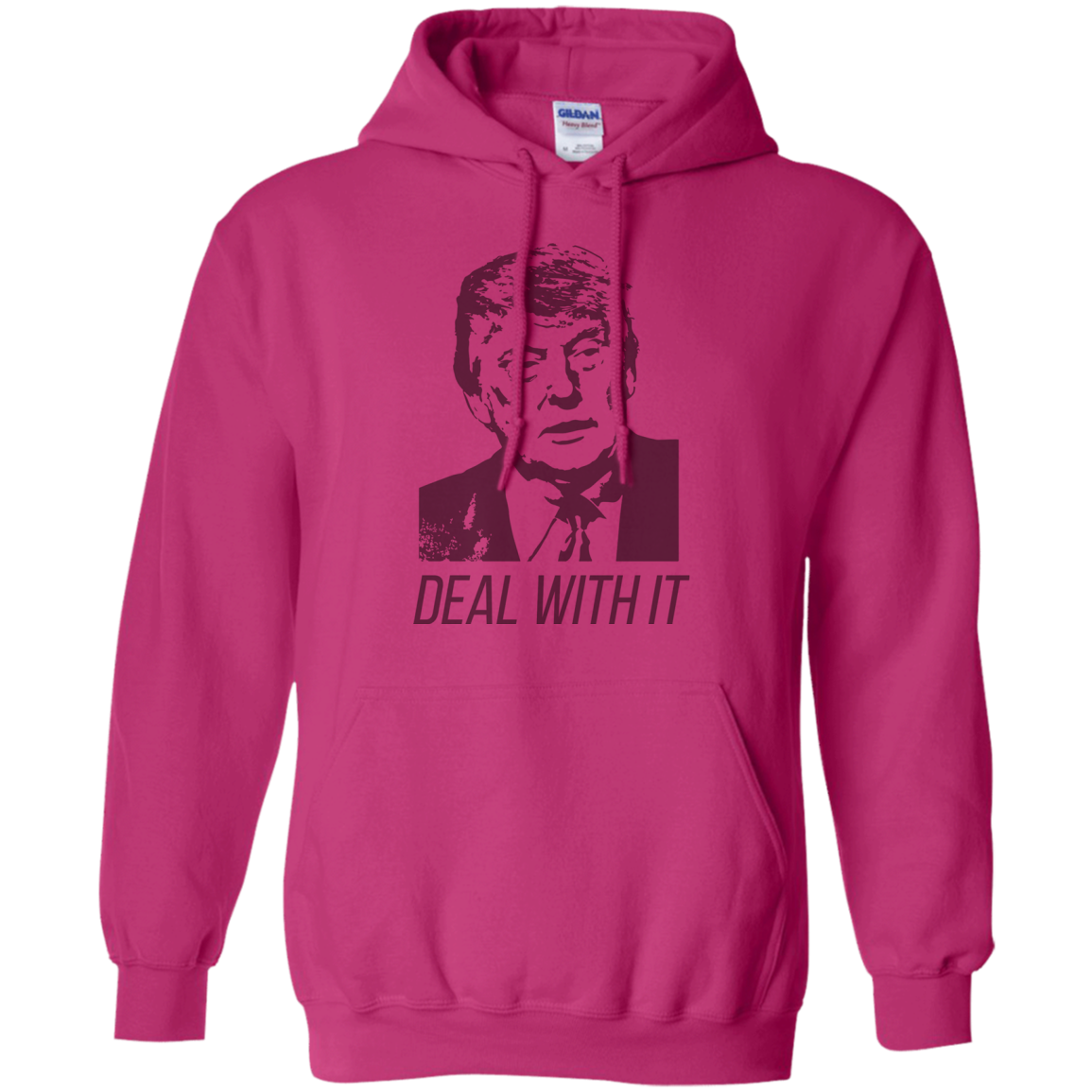 Trump Deal With It Pullover Hoodie 8 oz. - Trumpshop.net