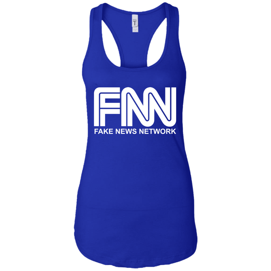 Fake News Network Ladies Ideal Racerback Tank - Trumpshop.net