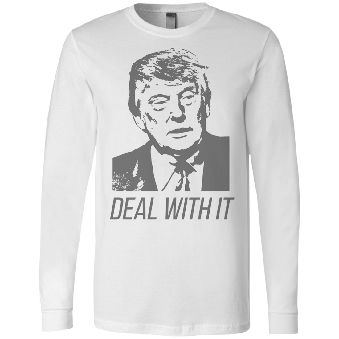 Trump Deal With It Men's Jersey LS T-Shirt - Trumpshop.net