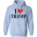 I Love Trump Pullover Hoodie 8 oz. - Trumpshop.net
