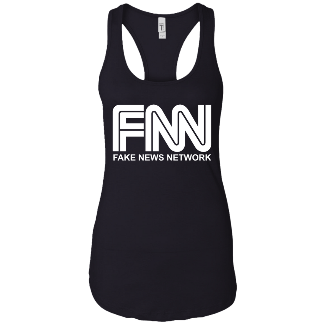 Fake News Network Ladies Ideal Racerback Tank - Trumpshop.net