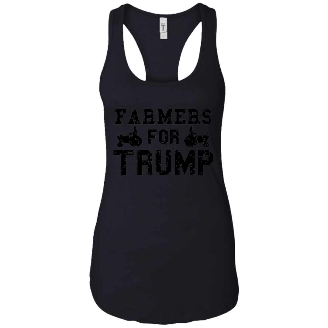 Farmers for Trump Ladies Ideal Racerback Tank - Trumpshop.net