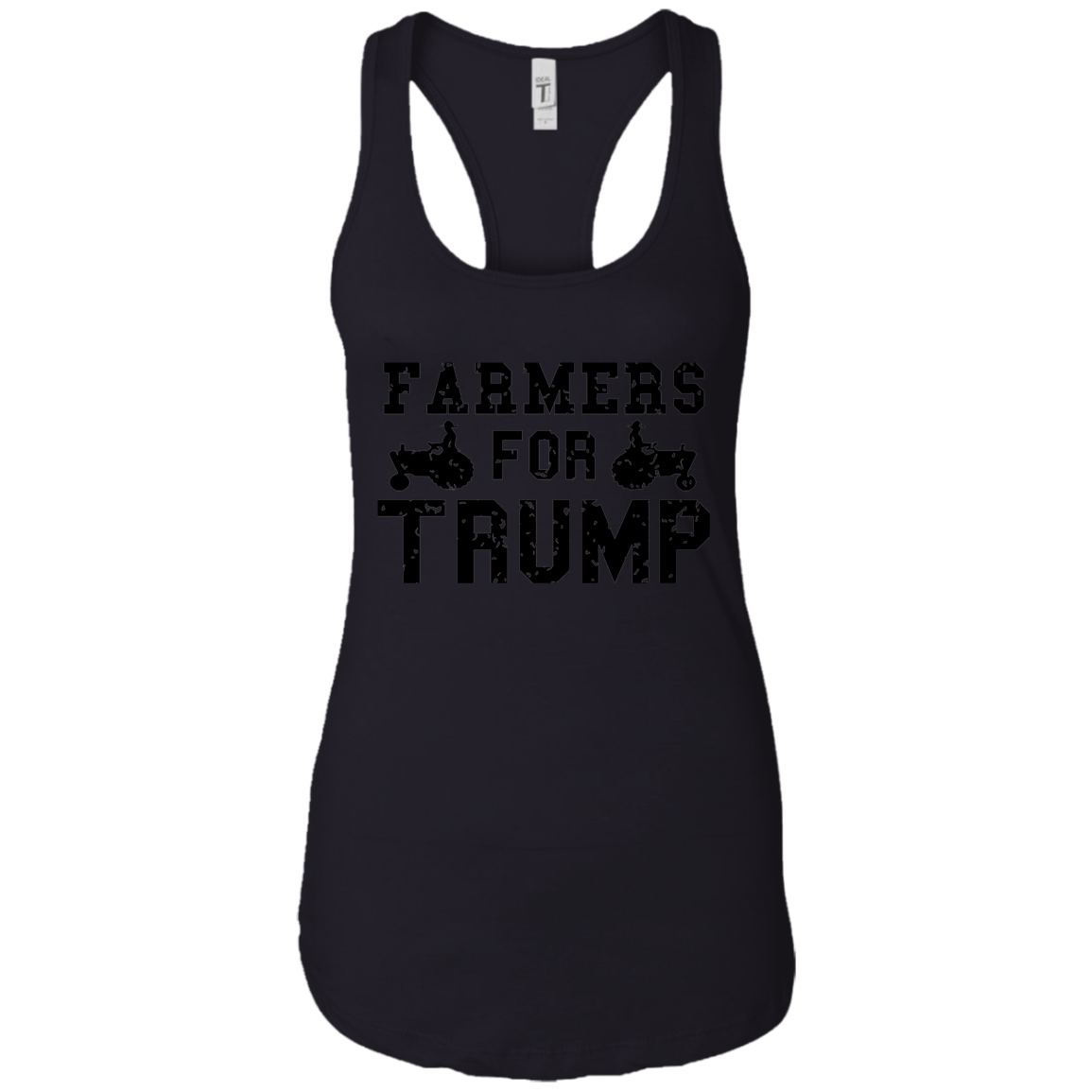 Farmers for Trump Ladies Ideal Racerback Tank - Trumpshop.net