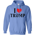 I Love Trump Pullover Hoodie 8 oz. - Trumpshop.net