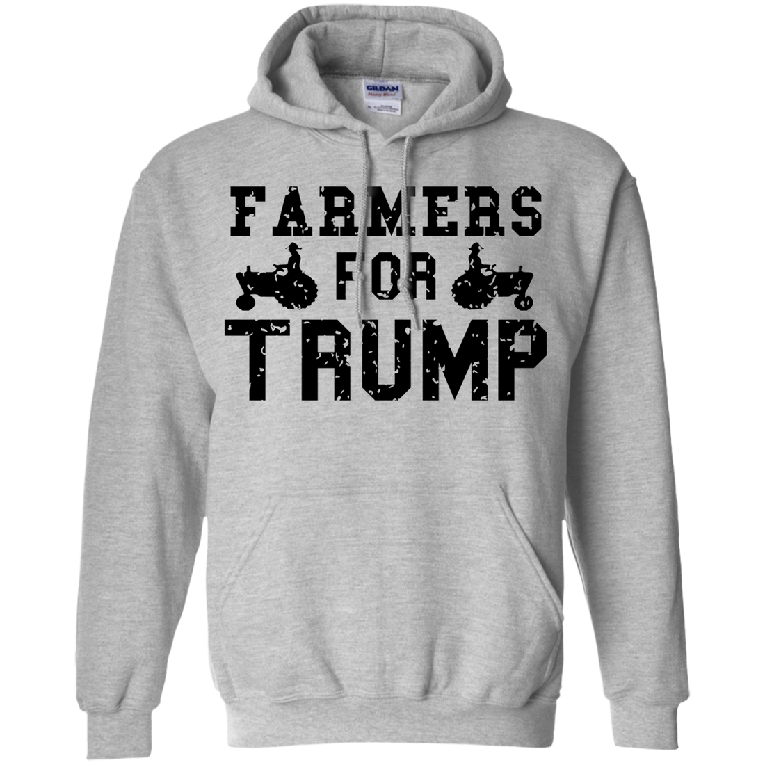 Farmers for Trump Pullover Hoodie 8 oz. - Trumpshop.net