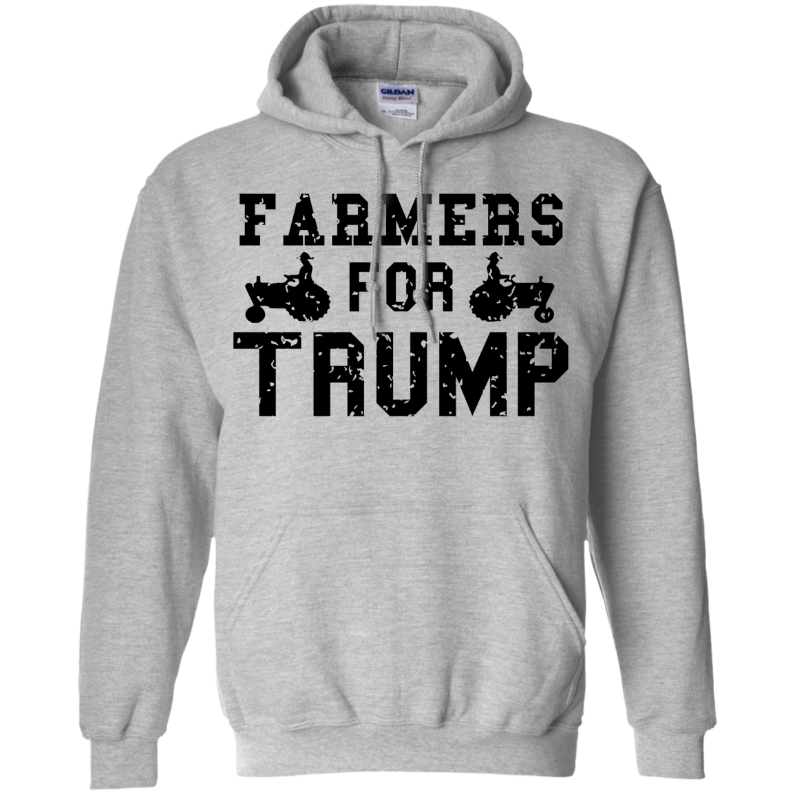 Farmers for Trump Pullover Hoodie 8 oz. - Trumpshop.net