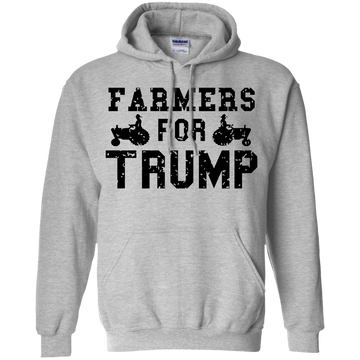 Farmers for Trump Pullover Hoodie 8 oz. - Trumpshop.net