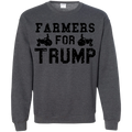 Farmers for Trump Crewneck Pullover Sweatshirt  8 oz. - Trumpshop.net