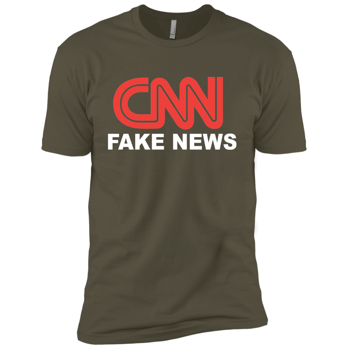 CNN Fake News Premium Short Sleeve T-Shirt - Trumpshop.net