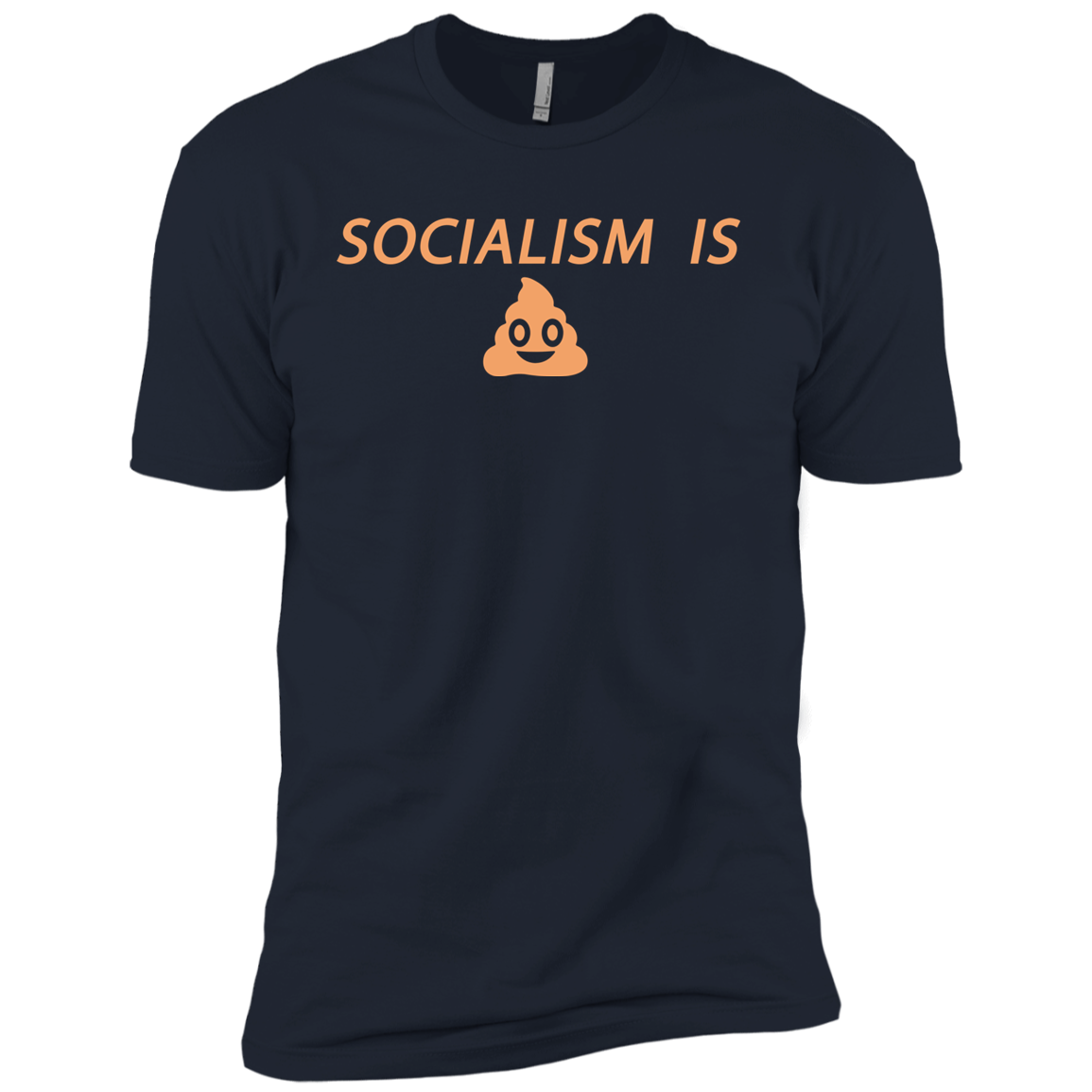 Socialism is Poop Premium Short Sleeve T-Shirt - Trumpshop.net