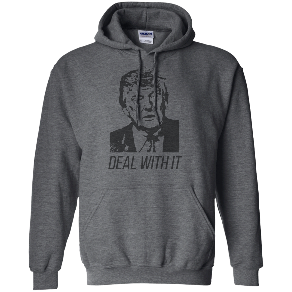 Trump Deal With It Pullover Hoodie 8 oz. - Trumpshop.net