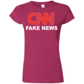 CNN Fake News Softstyle Ladies' T-Shirt - Trumpshop.net