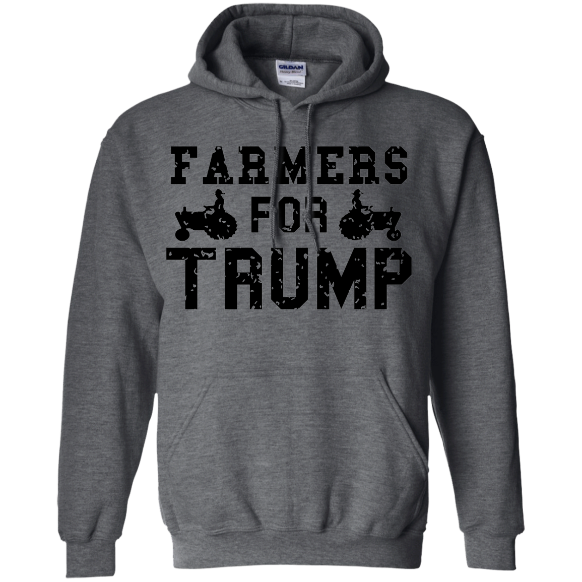 Farmers for Trump Pullover Hoodie 8 oz. - Trumpshop.net
