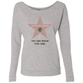 Try and break this hollywood star Donald Trump Ladies' French Terry Scoop - Trumpshop.net