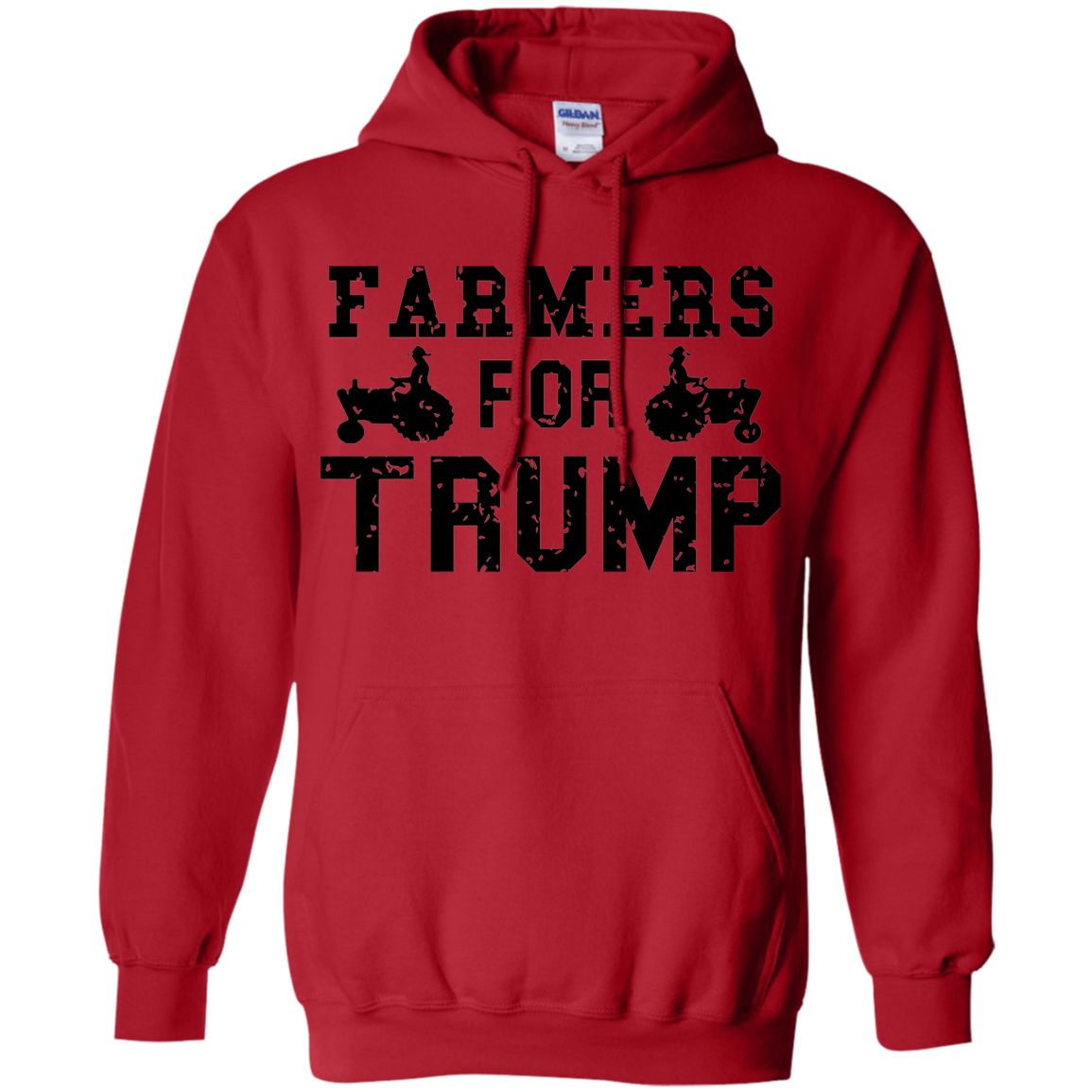 Farmers for Trump Pullover Hoodie 8 oz. - Trumpshop.net