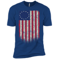 Betsy Ross Flag 13 Colonies Premium Short Sleeve T-Shirt - Trumpshop.net