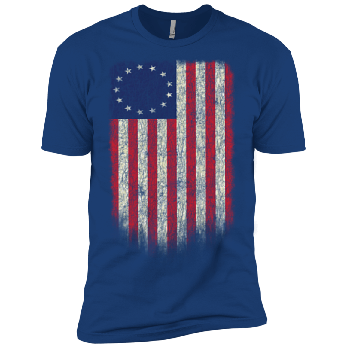 Betsy Ross Flag 13 Colonies Premium Short Sleeve T-Shirt - Trumpshop.net