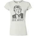 Trump Deal With It Softstyle Ladies' T-Shirt - Trumpshop.net