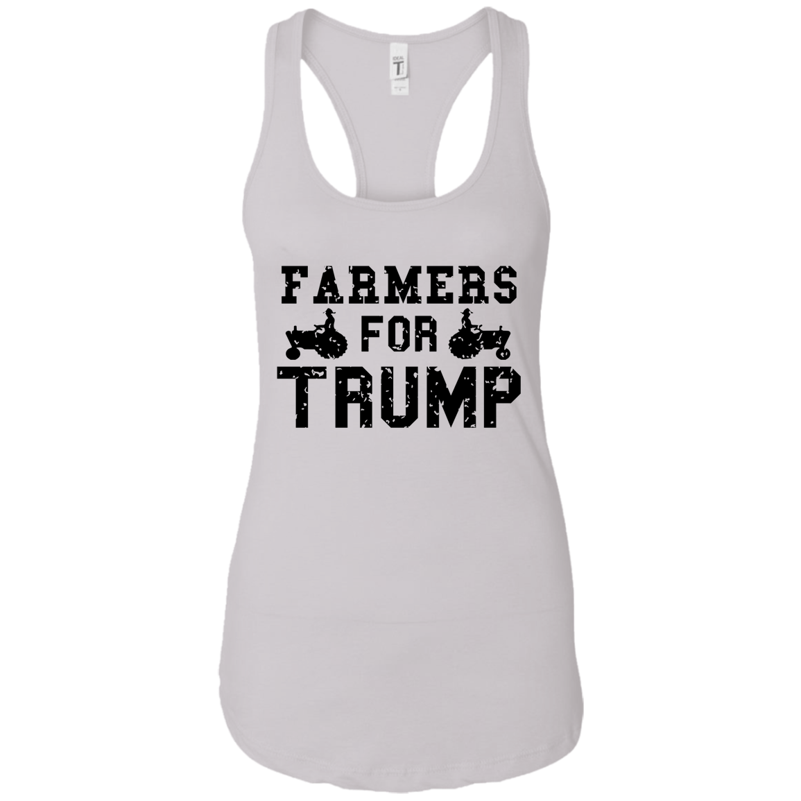 Farmers for Trump Ladies Ideal Racerback Tank - Trumpshop.net
