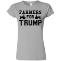 Farmers for Trump Softstyle Ladies' T-Shirt - Trumpshop.net