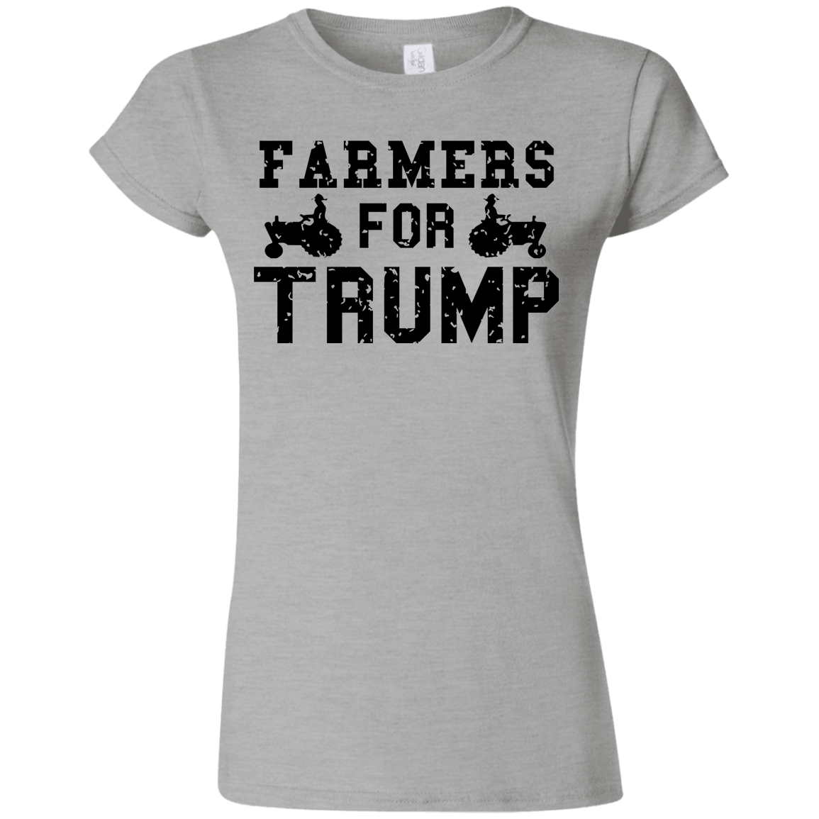 Farmers for Trump Softstyle Ladies' T-Shirt - Trumpshop.net