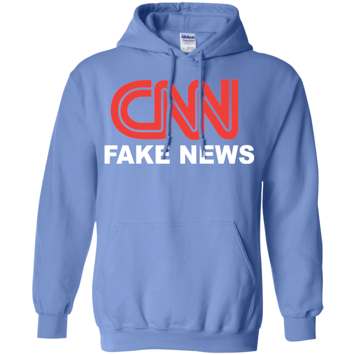 CNN Fake News Pullover Hoodie 8 oz. - Trumpshop.net