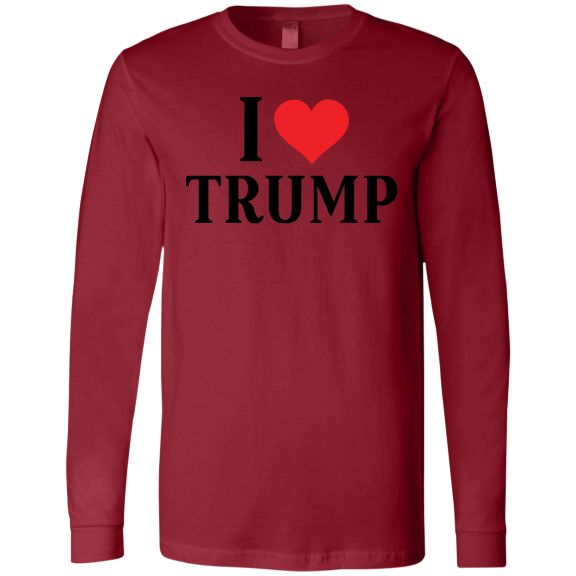 I Love Trump Men's Jersey LS T-Shirt - Trumpshop.net