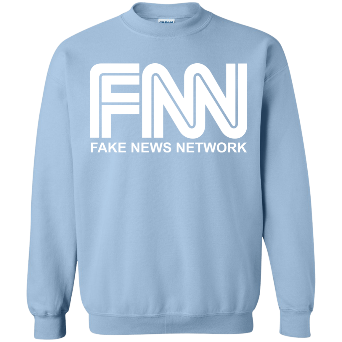 Fake News Network Crewneck Pullover Sweatshirt  8 oz. - Trumpshop.net