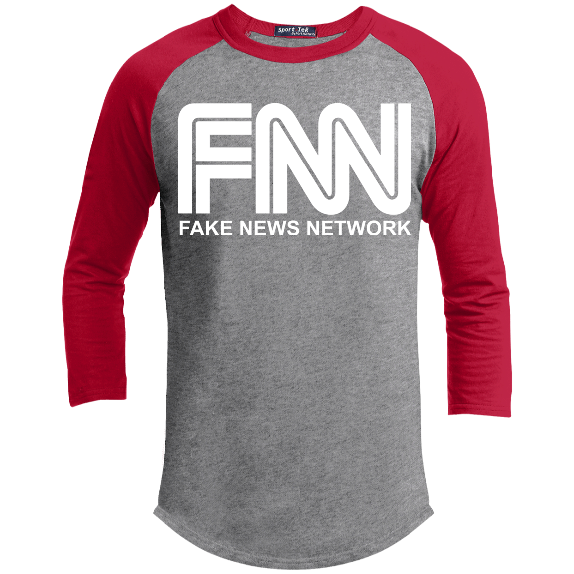 Fake News Network Sporty T-Shirt - Trumpshop.net