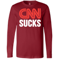CNN Sucks Men's Jersey LS T-Shirt - Trumpshop.net