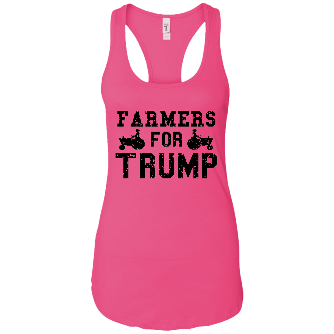 Farmers for Trump Ladies Ideal Racerback Tank - Trumpshop.net