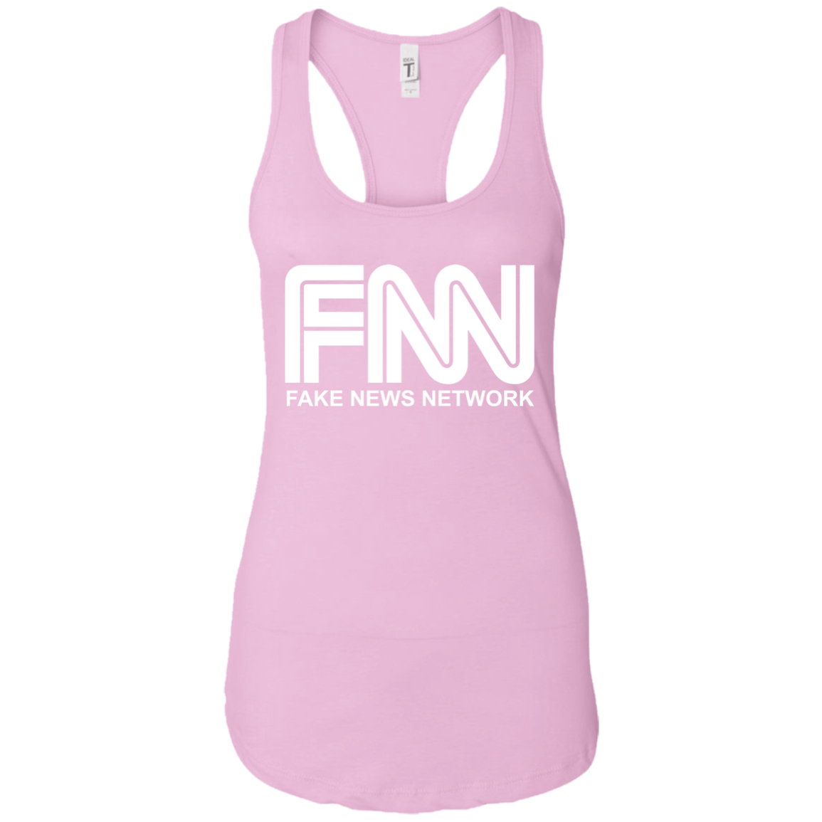 Fake News Network Ladies Ideal Racerback Tank - Trumpshop.net
