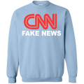 CNN Fake News Crewneck Pullover Sweatshirt  8 oz. - Trumpshop.net