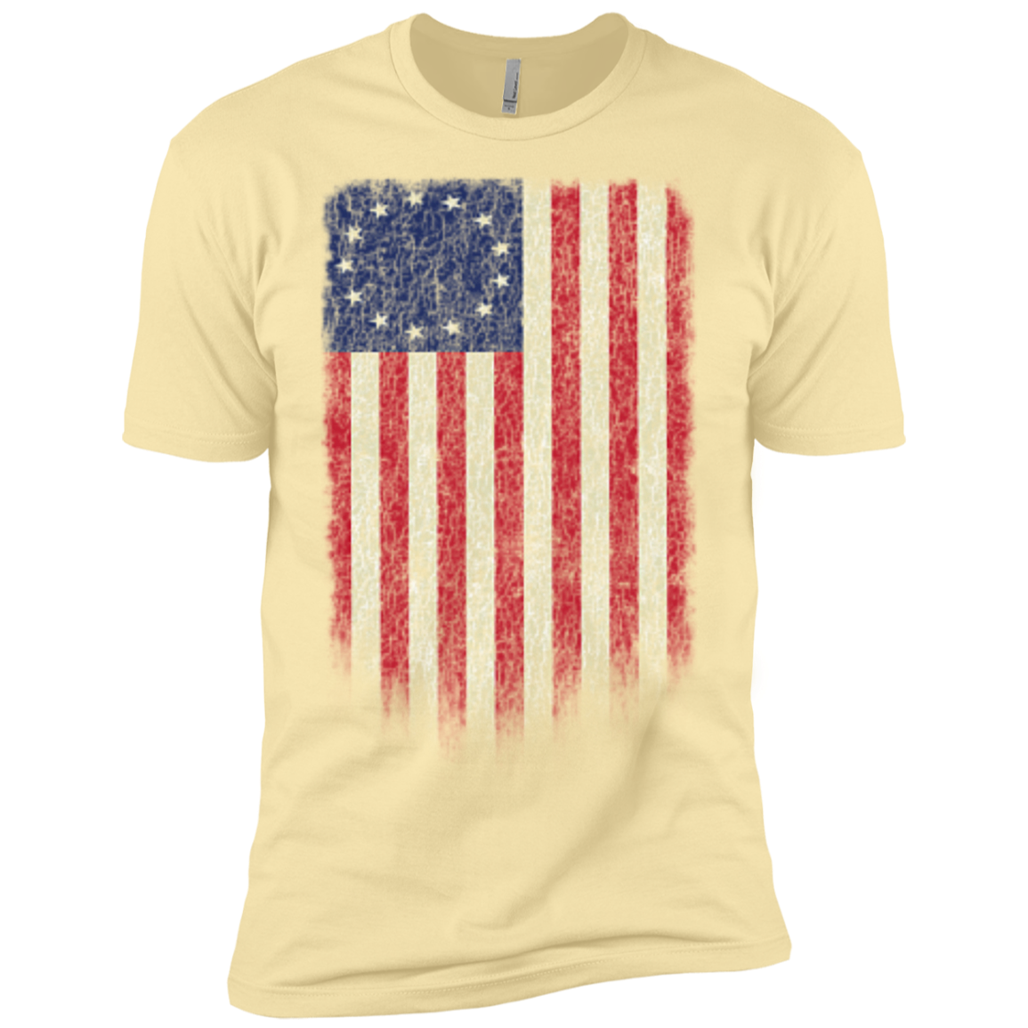 Betsy Ross Flag 13 Colonies Premium Short Sleeve T-Shirt - Trumpshop.net