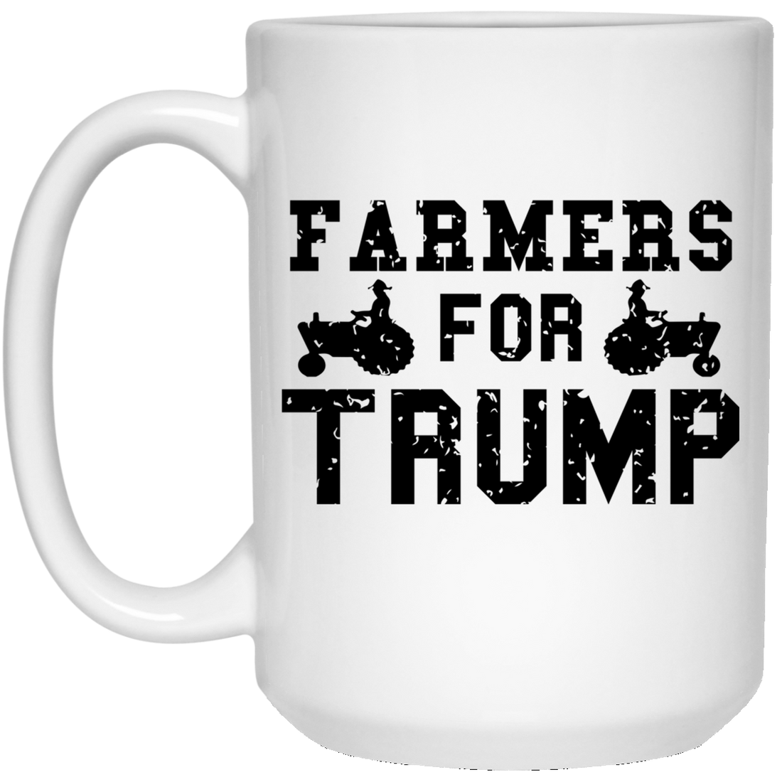 Farmers For Trump 15 Oz. White Mug - Trumpshop.net
