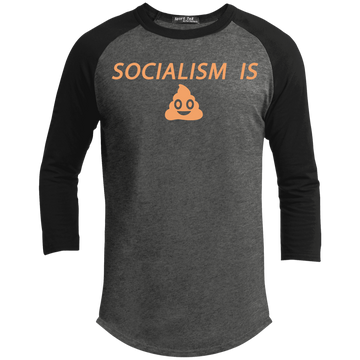 Socialism is Poop Sporty T-Shirt - Trumpshop.net