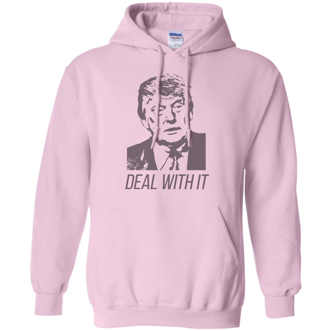 Trump Deal With It Pullover Hoodie 8 oz. - Trumpshop.net