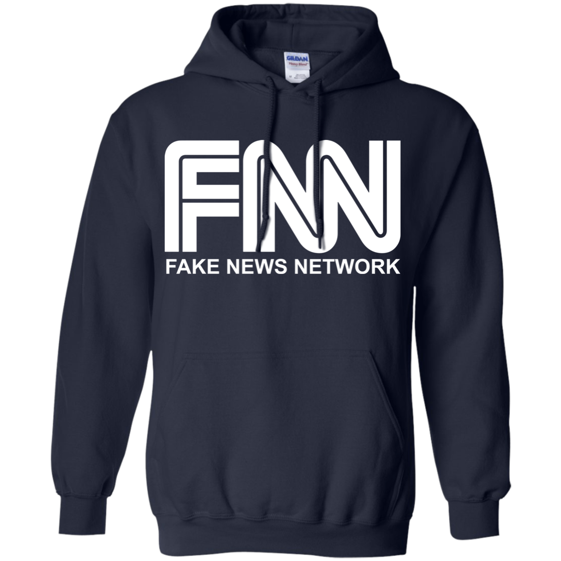 Fake News Network Pullover Hoodie 8 oz. - Trumpshop.net