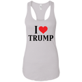 I Love Trump Ladies Ideal Racerback Tank - Trumpshop.net