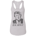 Trump Deal With It Ladies Ideal Racerback Tank - Trumpshop.net