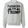 Farmers for Trump Crewneck Pullover Sweatshirt  8 oz. - Trumpshop.net