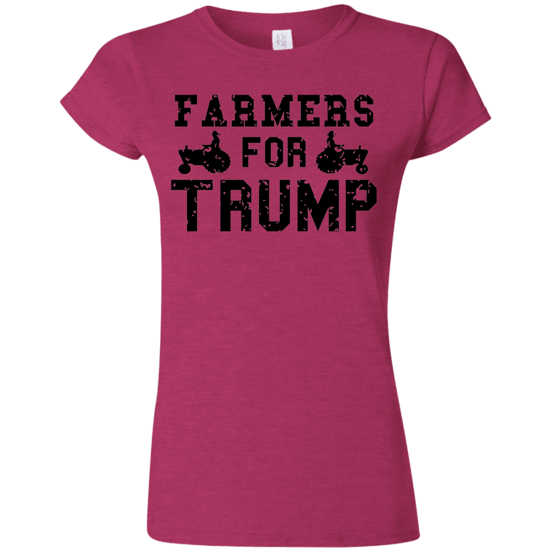 Farmers for Trump Softstyle Ladies' T-Shirt - Trumpshop.net