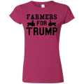 Farmers for Trump Softstyle Ladies' T-Shirt - Trumpshop.net