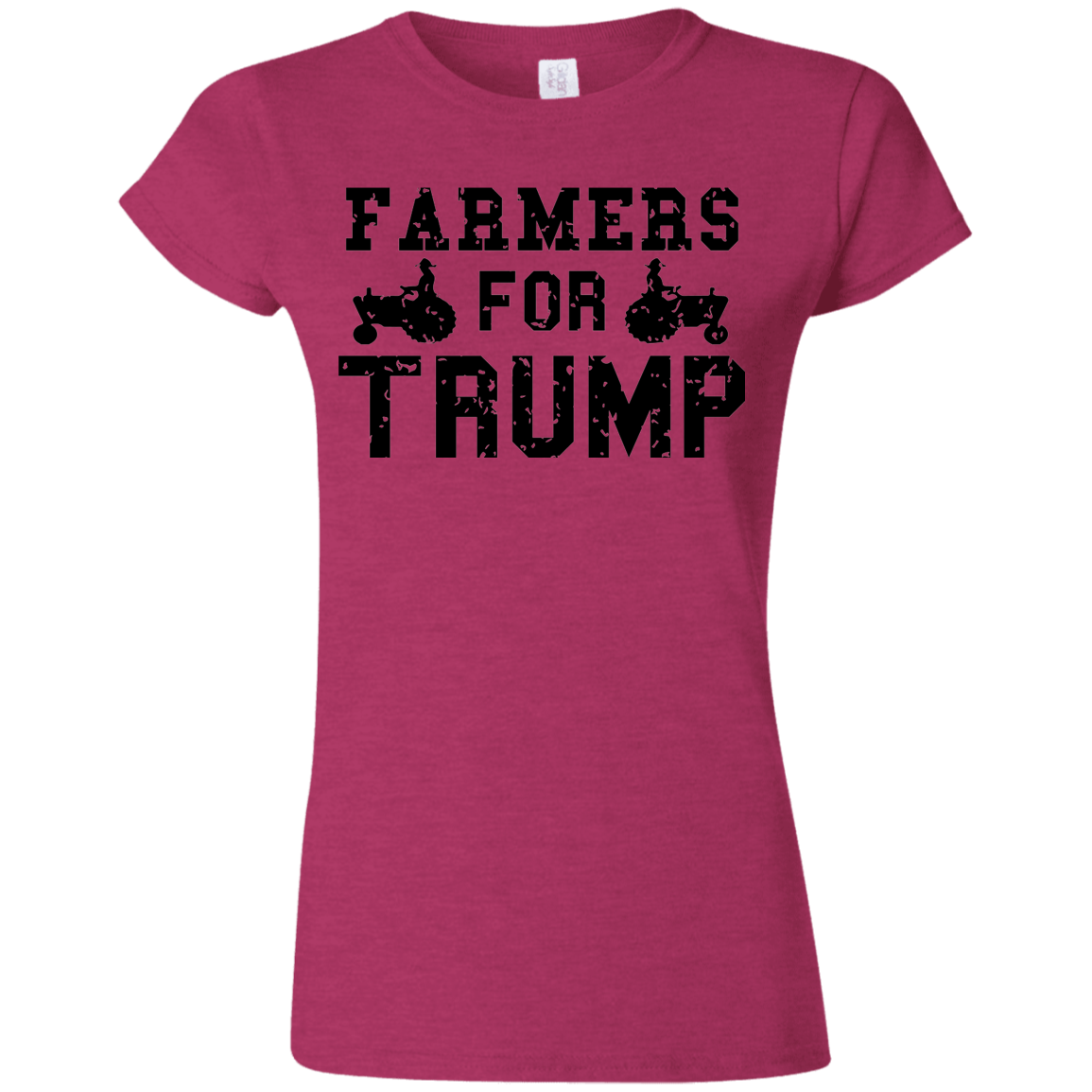 Farmers for Trump Softstyle Ladies' T-Shirt - Trumpshop.net