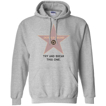 Try and break this hollywood star Donald Trump Pullover Hoodie 8 oz. - Trumpshop.net