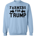 Farmers for Trump Crewneck Pullover Sweatshirt  8 oz. - Trumpshop.net